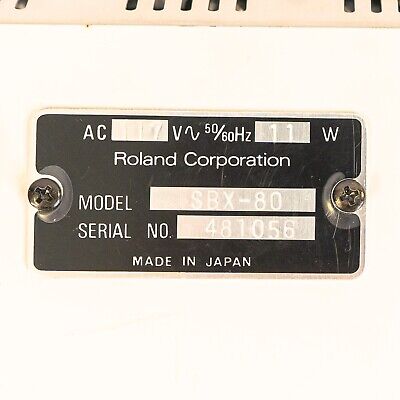 Roland SBX-80 Sync Box MIDI DIN Master Clock - Vintage | eBay Roland SBX-80 Sync Box MIDI DIN Master Clock - Vintage | eBay