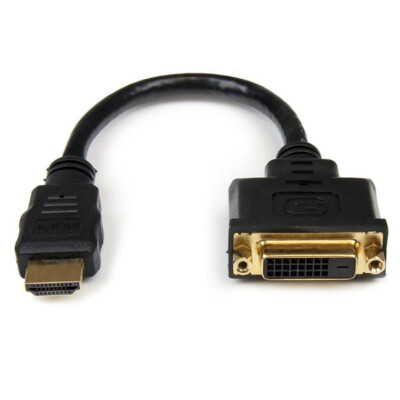 StarTech HDMI männlichen und weiblichen Videokabel DVI-D Adapter 0,65 FT
