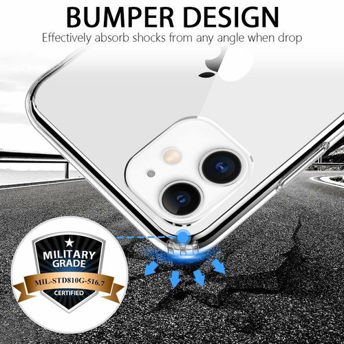 Clear Anti-Scratch Shockproof Cases Cover for iPhone 11 Pro 5.8 inch - Imagen 6 de 7