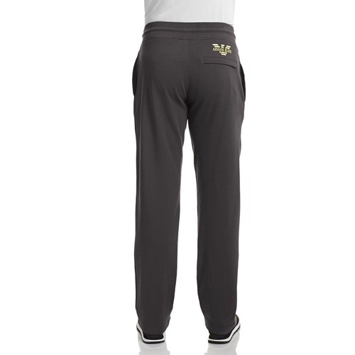 NWT Armani Jeans LOGO Comfort Track Pants Fleece Sweatpants Size S in Charcoal - Picture 15 of 16