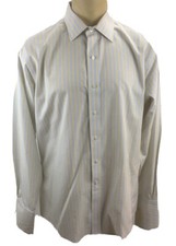 Brooks Brothers 1818 Classic Striped Non Iron Dress Shirt Men's Size 17 - 36