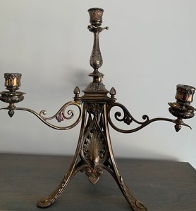 Art Nouveau Candelabra With Kitemark 1864