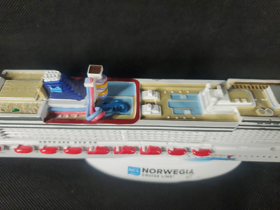Norwegian Breakaway Resin Model Cruise Ship 13" Great Shape See