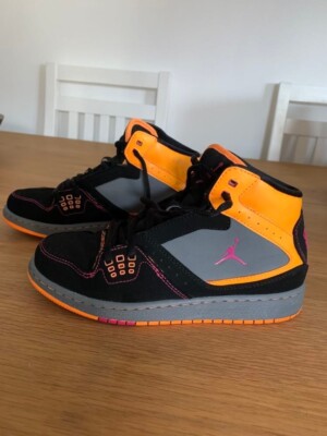 orange & black jordans