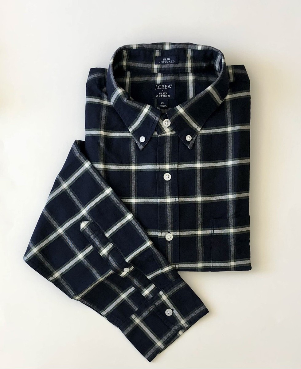 j crew untucked oxford