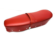 LAMBRETTA SX LI3 TV3 LIS ITALIANO GIULIARI BUE ROSSO SANGUE DOPPIA SEDUTA CON CINTURINO