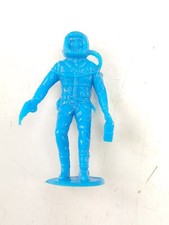 Vintage 1960s Marx MPC Blue Plastic Astronaut/Space Man 2"