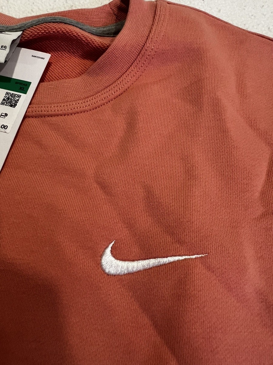 NWT Nike 637902-824 Mens Club French Terry Crew Top Pullover  