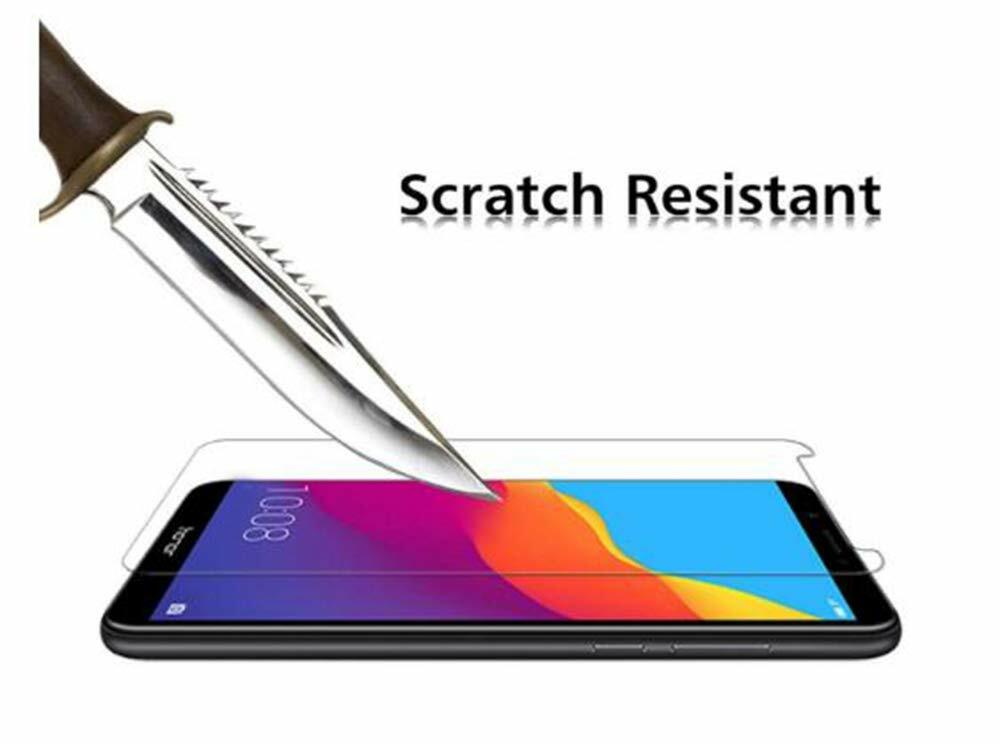Pack Protection Huawei Y7 2018 - 2 Films Verre Trempé + Coque - Anti-Rayures 9H - Neuf
