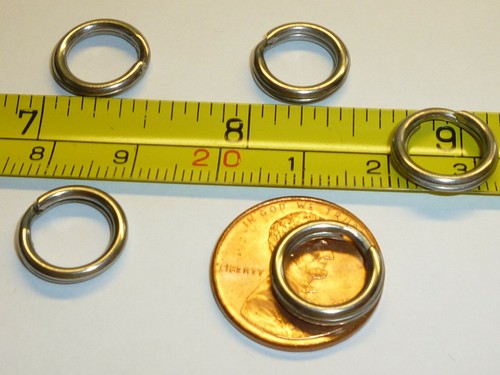 ANELLI SPLIT IN ACCIAIO INOX PESANTI PER ESCHE DA PESCA (TAGLIA/QUANTITÀ SELEZIONATA) - Foto 30 di 36