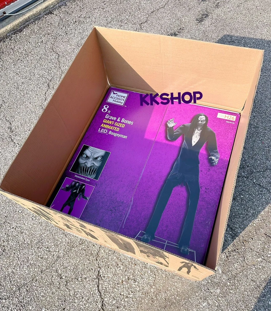 8 FOOT ANIMATED BOOGEYMAN ANIMATRONIC, 2023 Boogieman Home Depot
