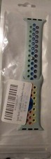 38mm Blue Sports Band With Rainbow
