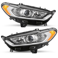 For 2013 2014 2015 2016 Ford Fusion Halogen Headlights lamps Left&Right 13-16