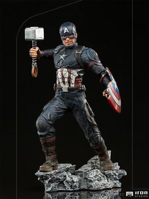 MARVEL AVENGERS INFINITY SAGA ULTIMATE CAPTAIN AMERICA BDS ART 1/10 FIGUR 21cm