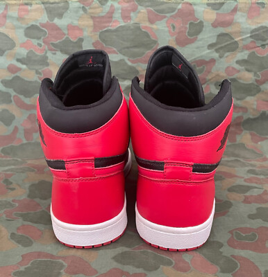 Nike Jordan 1 Retro Bred (2001) 136066-061 SAMPLE Sz 9 NOS