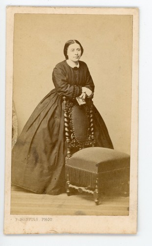PHOTO CARTE DE Visite CDV Portrait femme 1860 anonyme EUR 7,20 - FR