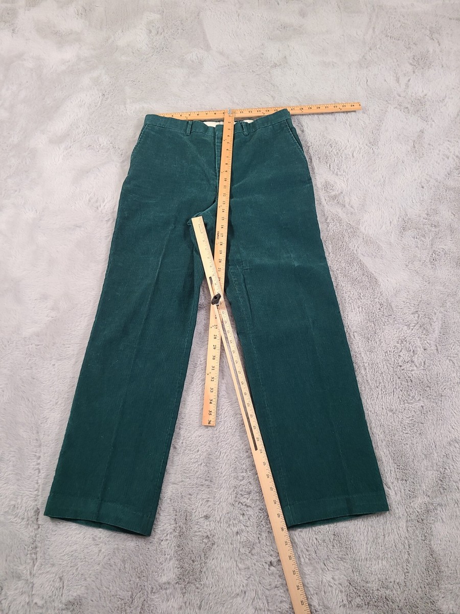 オールドgarcia ライン＆SERVICE DIVISION バインダーセット Vintage HAGGAR Corduroy Pants Mens 36x32 Green 90s Grunge