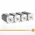 ACT Motor 4PCS Nema23 Stepper Motor 3A 112mm 425oz-in 1,8° Φ8mm 3Nm 23HS2430