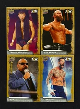 2022 Upper Deck AEW Gold Parallel Singles You Pick Complete Your Set