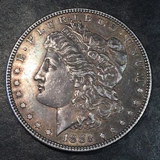 1885 Morgan Dollar - High Quality Scans #Q383