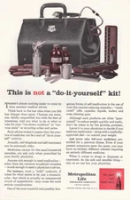 1961 Metropolitan Life Insurance: Not a Do It Yourself Vintage Print Ad