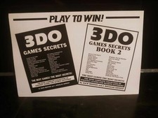 Panasonic 3DO "Play to Win" Game Secrets / Tips / Strategies Insert Order Card