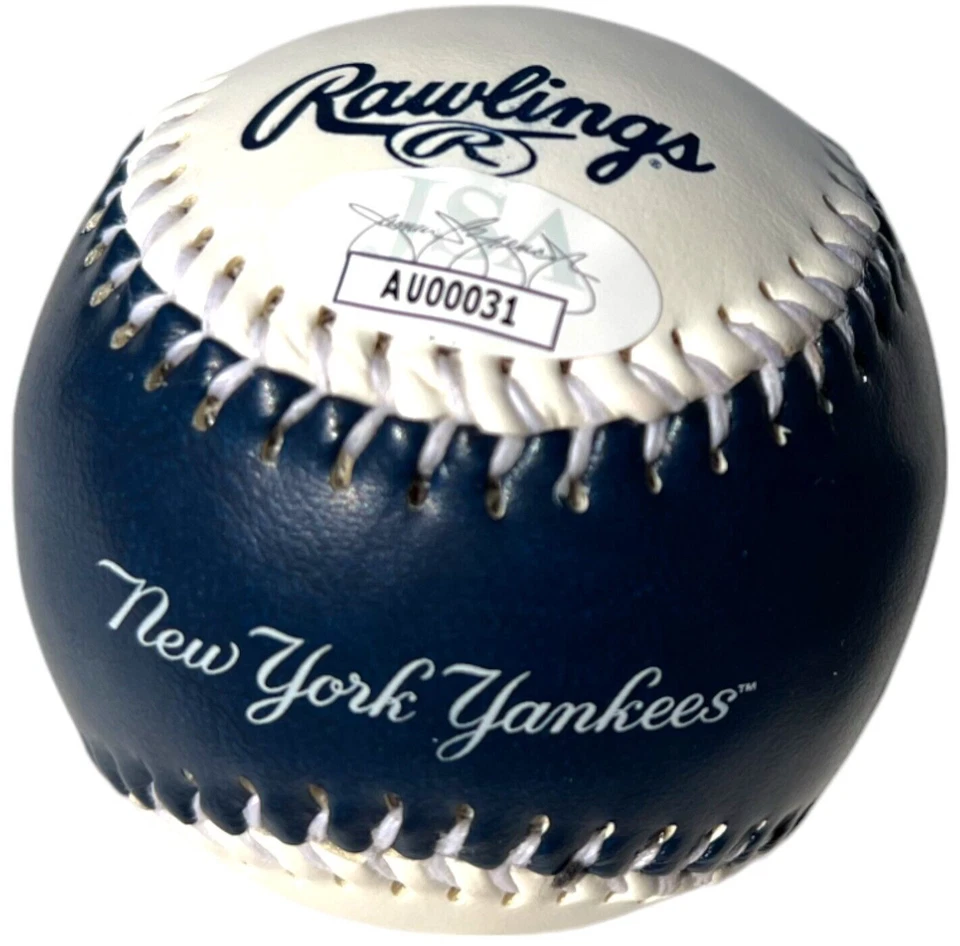 ALEX RODRIGUEZ SIGNED NEW YORK YANKEES RAWLINGS 3,000 HIT BASEBALL JSA - Image 2 of 3