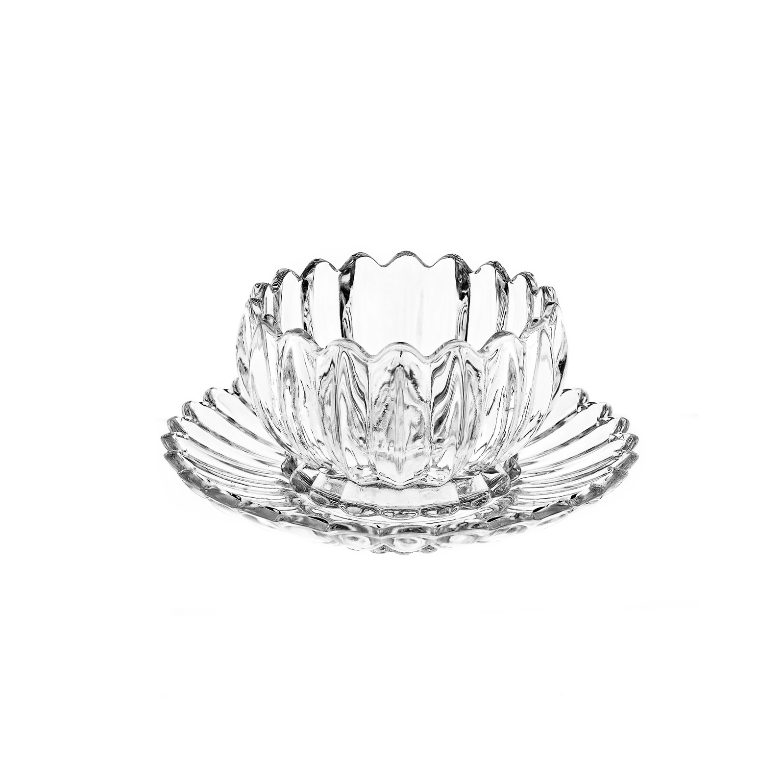 Десертный бокал для десертного стола, стеклянный набор на 12 чашек - Lotus Design