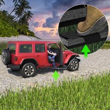 Two-Step Side Steps for 07-18 For Jeep JK Heavy Duty Steel