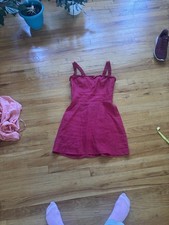 Reformation SZ 6 Linen Pink Short Dress