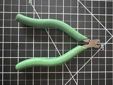 Xcelite EGA54J 5.5" Angled Head Flush Cutter – Alloy Steel, Green Grip – USA