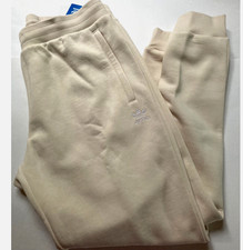 Adidas Originals Fleece Joggers Sweatpants Trefoil Logo Mens Size XL Beige