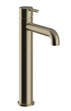 Heritage Dartmouth Tall Basin Mixer Brushed Brass (TDACBBT04)