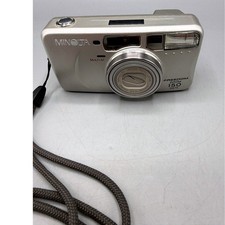 Minolta Freedom Zoom 150 Date 35mm Film Camera Silver 37.5-150mm Multi AF, Works