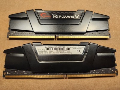 G. SKILL Ripjaws V 32GB (2 x 16GB) (DDR4-3600) Memory (F43600C16D32GVKC)