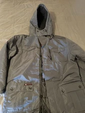 Canada Weather Gear Puffer Parka/Snow Jacket - Light Olive Color Size 2XL