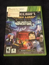Minecraft Story Mode - The Complete Adventure for Xbox 360 Tested Working