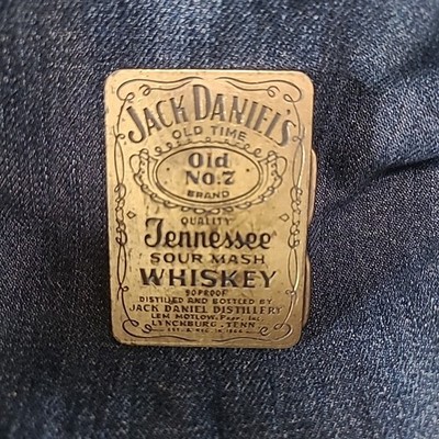 Vintage JACK DANIELS WHISKEY Belt Buckle ~31