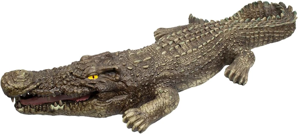 30-Inch Crocodile Floating Decor for Garden, Pond & Pool - Realistic Touch - Image 3 of 4