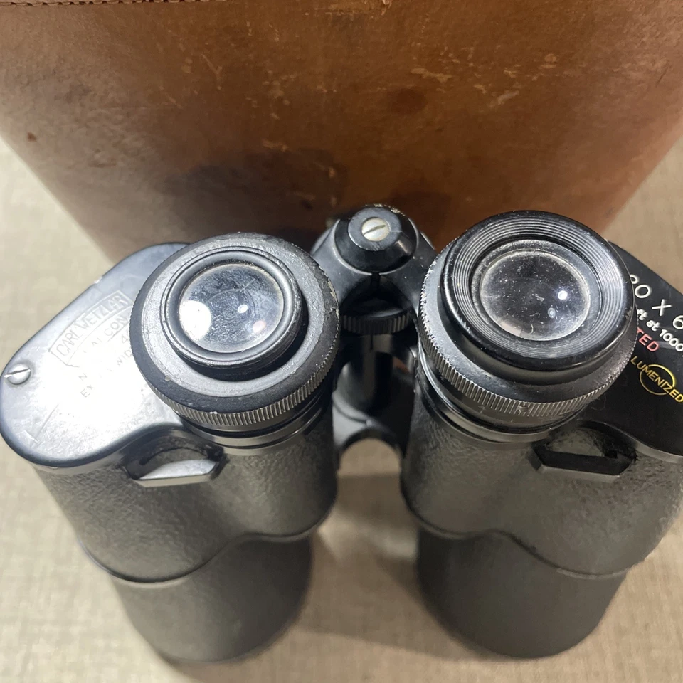 Vintage Carl Wetzlar Binoculars with Case - 20x65 242ft  At 1000 Yards Coated - Image 2 of 4