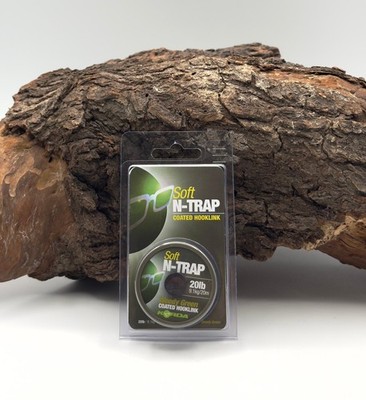 Korda N-Trap Soft 20lb 9kg Weedy Green 20m Safe Zone Vorfachmaterial ummantelt