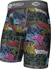 Shock Doctor Multi Lux Core Compression Short with Bio-Flex Cup New Youth XL NWT