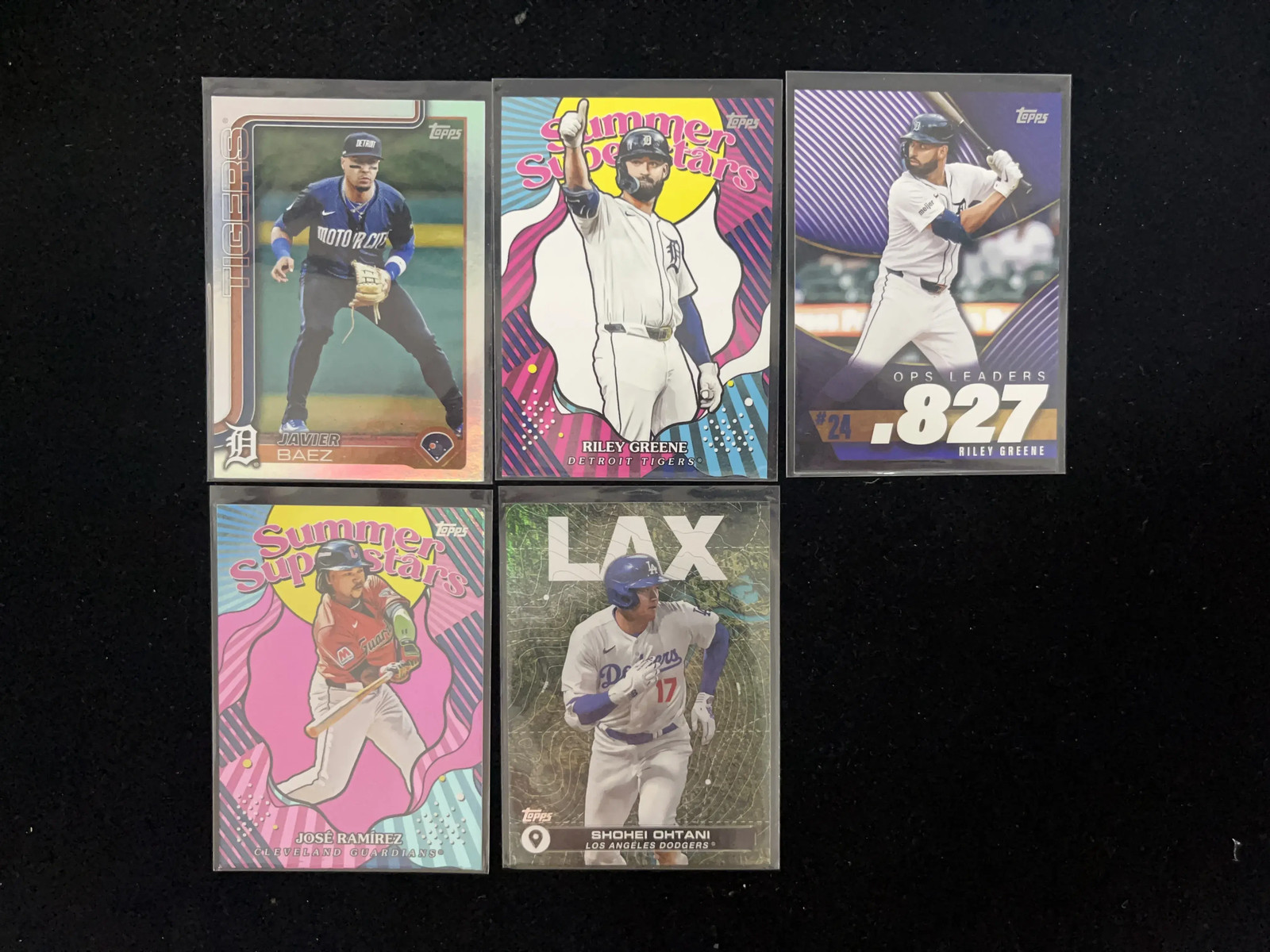 2025 Topps Series 2 Javier Baez Riley Green Shohei Ohtani Jose Ramirez Lot*5 HD