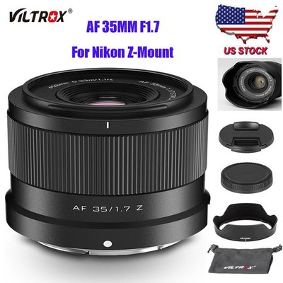 VILTROX AF 35mm F1.7 Large Aperture APS-C STM Auto Focus Prime Lens for Nikon Z