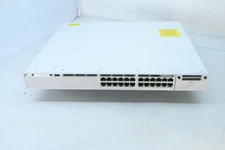 CISCO CATALYST 9300 C9300-24P-E V05 24-PORT POE+ NETWORK SWITCH FOR PARTS T7-A14