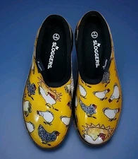 Yellow/ Chicken Sloggers Clogs Women 9 Waterproof Garden Rain