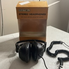 Rotel RH-630 Stereo Headphones Vintage Audio Japan With Original Box