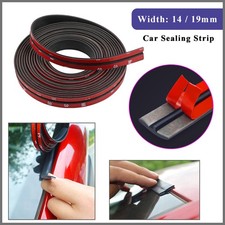 Windshield Rubber Seal Strip Car Weather Stripping Trim T Shape Sealing Adhesive