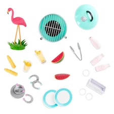 Our Generation OG Retro Backyard Garden Party Accessory Set for 18" Dolls NEW