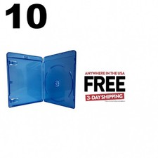 10 PREMIUM STANDARD Blu-Ray Single Cases 12MM  1-3 DAYS